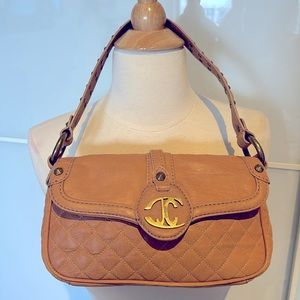 Just Cavalli tan handbag